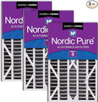 Nordic Pure 16x25x3 MERV 8 Plus Carbon Trion Air Bear Cub Replacement Air by NordicPure