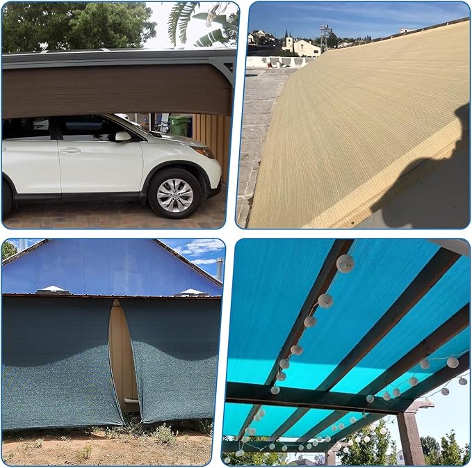 TANG Sun Shade Fabric Roll 8'x147' Shade Cloth - Image 2