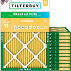 Filterbuy 17.5x23.5x1 Air Filter MERV 11 Superior Pet & Allergy Defense by Filterbuy