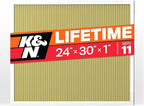 K&N 24x30x1 HVAC Furnace Air Filter, Lasts a Lifetime, Merv 11, the Last HVAC by KNEngineeringInc