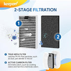 KEEPOW DSTx HEPA +Carbon Filters Replacement Compatible - Image 3