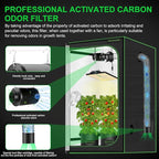 MELONFARM 4 Inch Air Carbon Filter Smelliness Control - Image 2