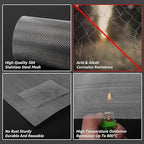6 Pack 6x8 Inch Wire Mesh, 20 Mesh Stainless Steel Mesh, Never Rust Sturdy - Image 5
