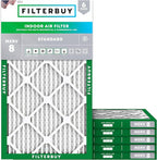 Filterbuy 8x20x1 Air Filter MERV 8 Essential Dust & Allergy Defense, by Filterbuy