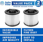 Fette Filter - DXVC4001 HEPA Filter Compatible - Pack of 2 - Image 2