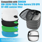 AQUANEAT 16 pcs Replacement Canister Filter Pads Compatible - Image 2