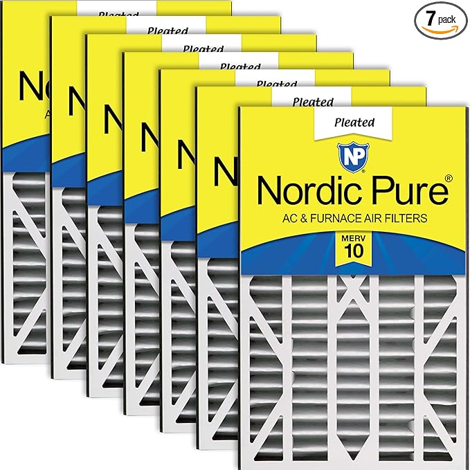 Nordic Pure 16x25x3 MERV 10 Trion Bear Cub 255649-101 Replacement Pleated AC by NordicPure