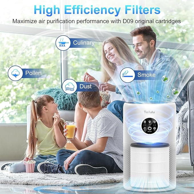 Tailulu D10 Replacement Filter, Air Purifier Filter - Image 7