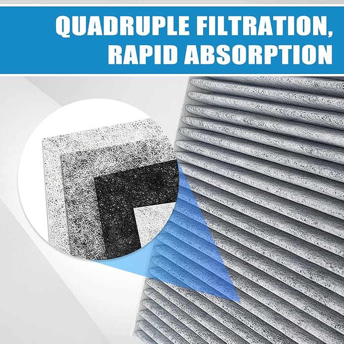 For Engine & Cabin Air Filter For Acura MDX 3.5L, Pilot 3.5L. Replacement for - Image 2