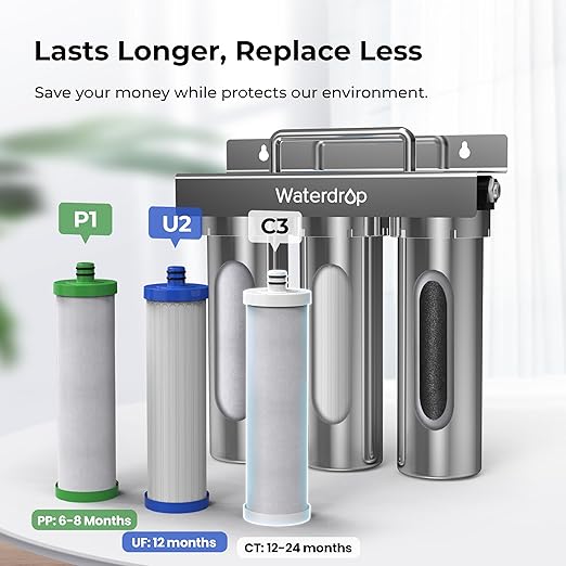 Waterdrop TST-UF-B 0.01 Micron Ultra-Filtration Under Sink Water Filter - Image 9