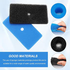 MDEOOSKY 4 Sets Pond Filter Sponge Pads, Coarse and Fine Filter Media - Image 3