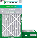 Filterbuy 9.75x23.75x4 Air Filter MERV 8 Essential Dust & Allergy Defense by Filterbuy