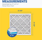 Aerostar 21.5x21.5x1 MERV 11-6 Count - Image 2