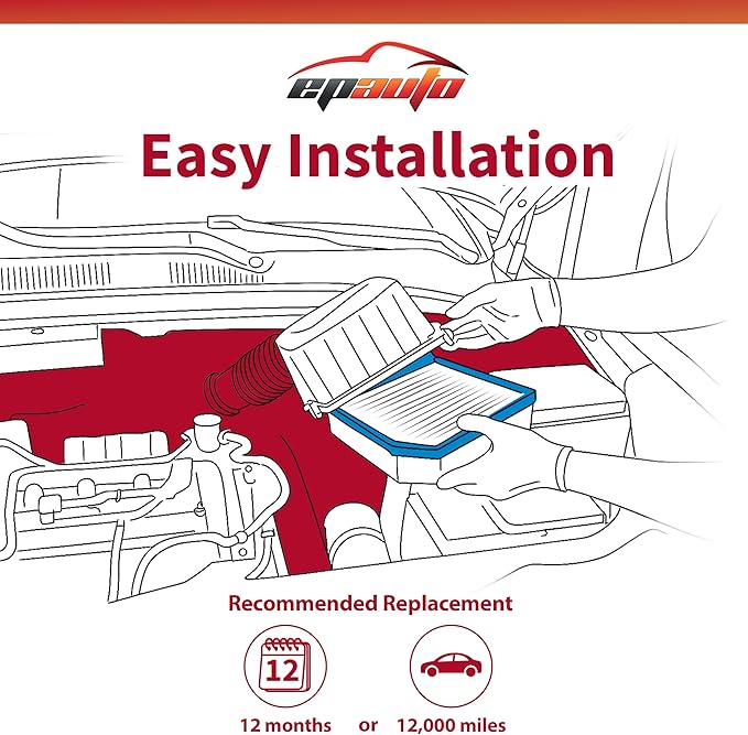 EPAuto GP586 Engine Air Filter, Replacement - Image 7