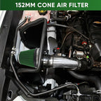6" 152mm Cold Air Intake Filter Clamp-On Replacement High Flow Inlet Air Filter - Image 6