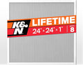 K&N 24X24X1 HVAC Furnace Air Filter, Lasts a Lifetime, Merv 8, the Last HVAC by KNEngineeringInc