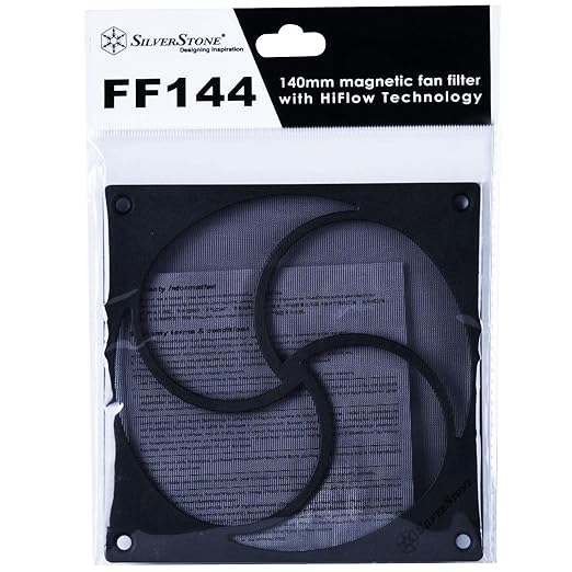 Silverstone Technology FF144 HiFlow Magnetic 140mm Fan Filter, SST-FF144B - Image 9