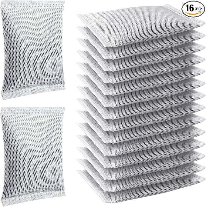 16 Pcs Activated Charcoal Odor Absorbing Filter Refills, Compatible by Unknown