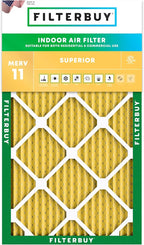 Filterbuy 10x18x1 Air Filter MERV 11 Superior Pet & Allergy Defense, by Filterbuy