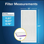 Filtrete 12x20x1 AC Furnace Air Filter, MERV 12, MPR 1500, CERTIFIED asthma & - Image 2