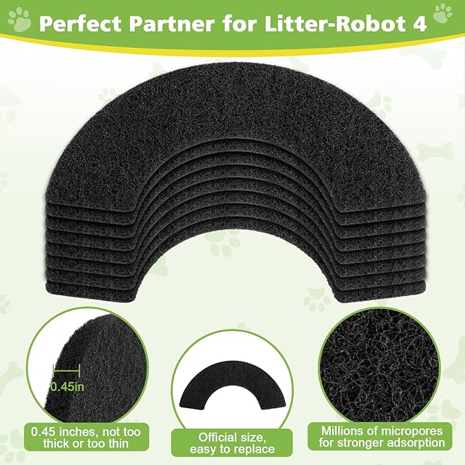 8 Pack Thickened 0.45” Carbon Filters Compatible - Image 4