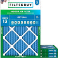 Filterbuy 28x30x1 Air Filter MERV 13 Optimal Smoke & Allergy Defense, by Filterbuy
