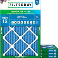 Filterbuy 21.5x23.5x1 Air Filter MERV 13 Optimal Smoke & Allergy Defense by Filterbuy