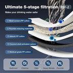 PBF-2-1 Black Purification Elements, NSF/ANSI 42&372 Certified fluoride Water - Image 2