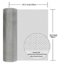 304 Stainless Steel Mesh Screen#60Mesh -Size:15.7"x47.2", - Image 2