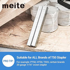meite T-50 Heavy Duty Staples, 9/16 Inch Galvanized T-50 Staples - Image 7