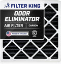 Filter King 23x25x1 Air Filter | 4-PACK | Carbon MERV 8 HVAC Pleated A/C by FilterKing