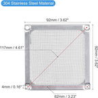 MECCANIXITY 92mm Computer Fan Filter Grills Stainless Steel Mesh Dustproof Case - Image 2