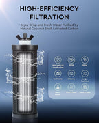 CO-Z Gravity Fed Water Filter System, Stainless Steel Gravity Water Purifier - Image 3