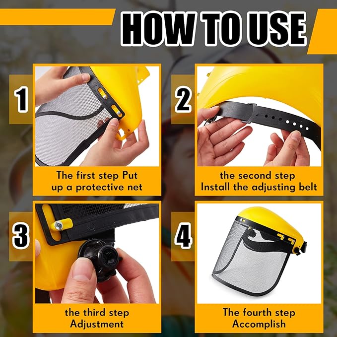 Amylove 6 Pcs Safety Face Shield - Image 4