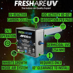Fresh-Aire UV Fresh-Aire APCO Compact HVAC UV Air Purifier w/Carbon Matrix and - Image 2