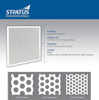 2'x2' Black Plastic Perforated Tile, 3 Pack, - Image 5