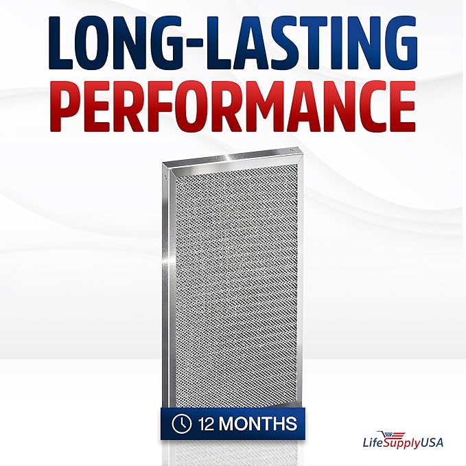12x30x1 Electrostatic Air Filter, MERV 8, Reusable Furnace AC/HVAC Filter - Image 4