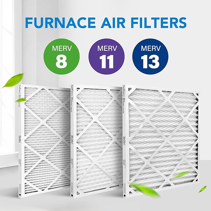 LotFancy 20x25x1 Air Filter MERV 11 6-Pack, Electrostatic Pleated AC Furnace - Image 8