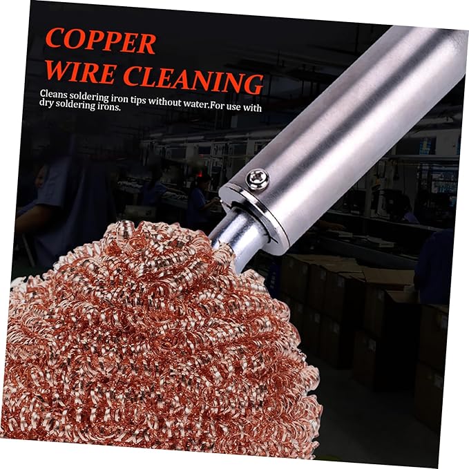 10pcs Copper Cleaning Balls for Soldering Iron Tips Nozzle Cleaner Soldering - Image 5