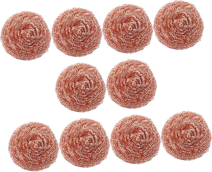 10pcs Copper Cleaning Balls for Soldering Iron Tips Nozzle Cleaner Soldering by Holibanna