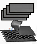 4 PCS Black Magnetic Vent Covers-5.5x12 Magnetic Air Vent Covers by Unknown