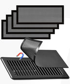 4 PCS Black Magnetic Vent Covers-5.5x12 Magnetic Air Vent Covers by Unknown