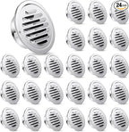 Zonon 24 Pcs Stainless Steel Soffit Vents 4 Inch Round Dryer Vent Cover by Zonon