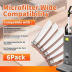 6-Pack MicroFilter fit for SEBO Auto-X S | Replacement Vacuum Filters for - Image 2