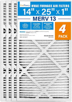 LotFancy 14x25x1 Air Filter MERV 13 4-Pack, Electrostatic Pleated HVAC Furnace - Image 9
