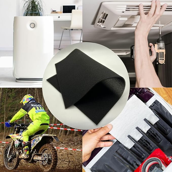 Window Air Conditioner Filter 15 x 23 x 1/4 inch 50PPI Cut To Fit AC Foam - Image 5