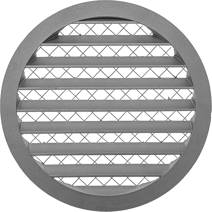 Repa Market 8" Gray Vent Cover by RepaMarket