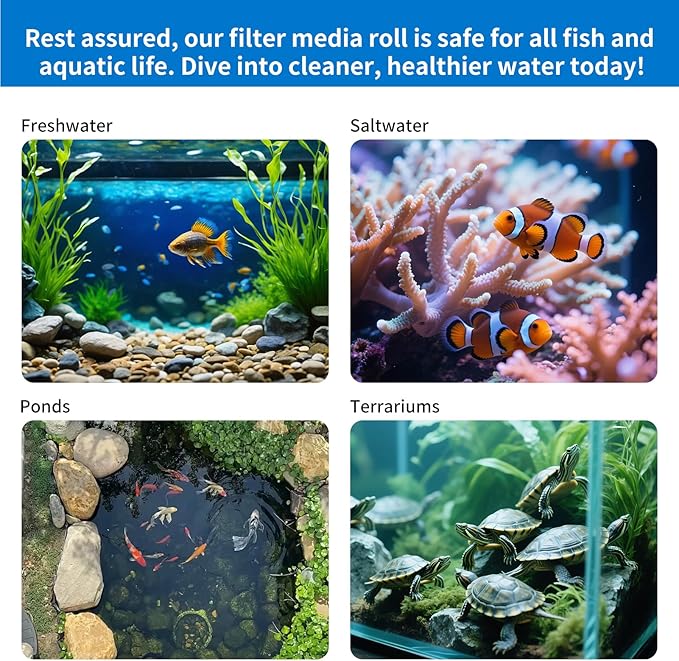 2" Thick Koi Pond Filter Pad, Pond Filter Media, Pond Filter Material - Image 6