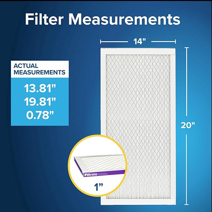 Filtrete 14x20x1 AC Furnace Air Filter, MERV 12, MPR 1500, CERTIFIED asthma & - Image 2