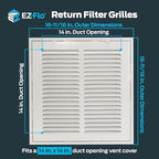 EZ-FLO 14 x 14 Inch Return Air Vent Cover - Image 2